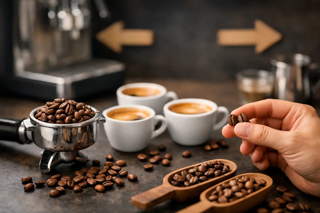Wie finde ich Espresso Bohnen, die passen?