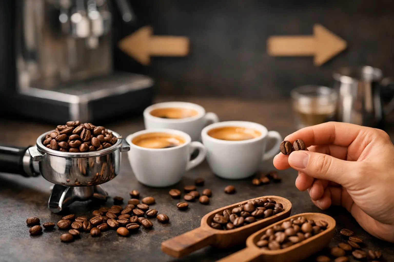 Wie finde ich Espresso Bohnen, die passen?