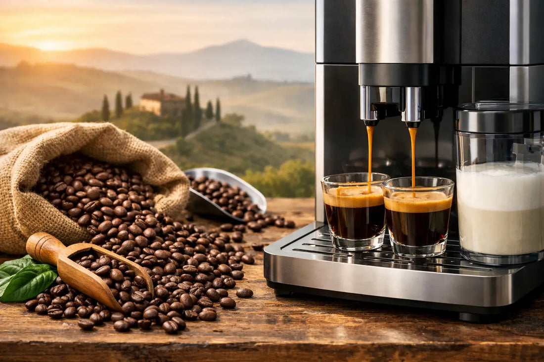 Italienische Kaffeebohnen für Vollautomaten