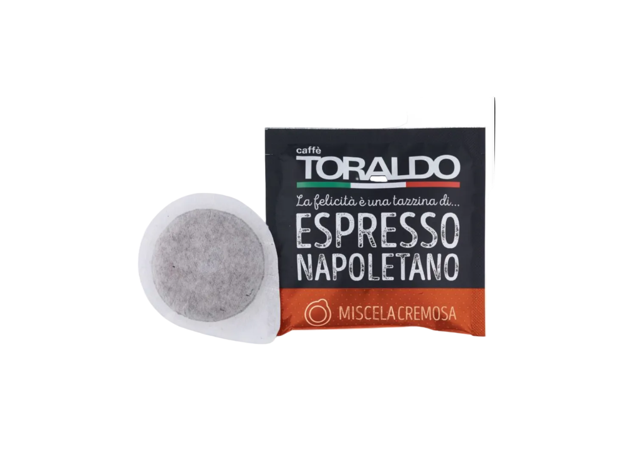 Caffè Toraldo E.S.E. Pads Miscela Cremosa – Cremiger Espresso mit dichter Crema |300 / 600 Pads