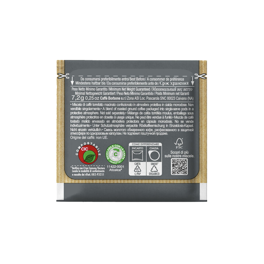Caffè Borbone Nera Kaffeepads (300/600 Pads)